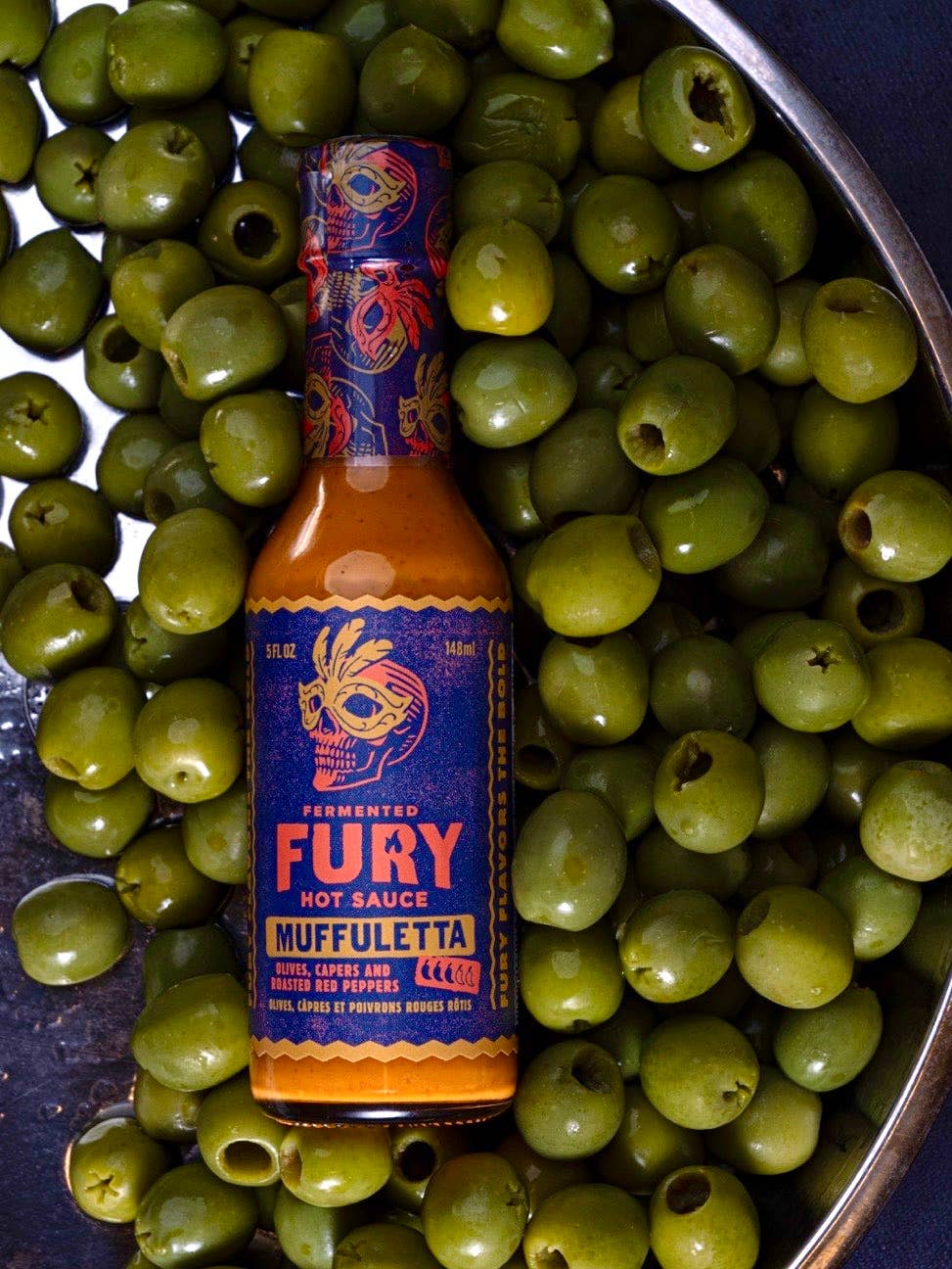 Fury | Muffuletta - Italian Olive Hot Sauce - Mazdak Leisure