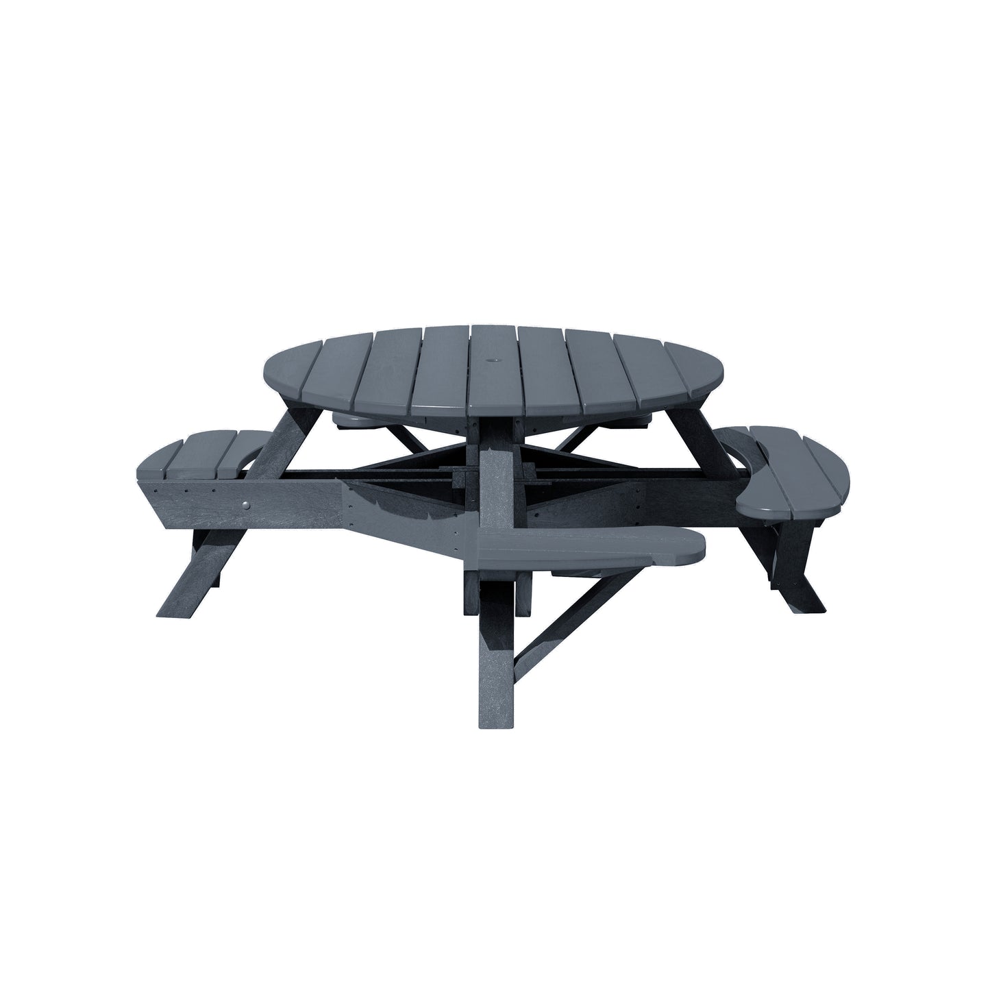 C.R. Plastics | 51" Round Picnic Table - Wheelchair Accessible - Mazdak Leisure