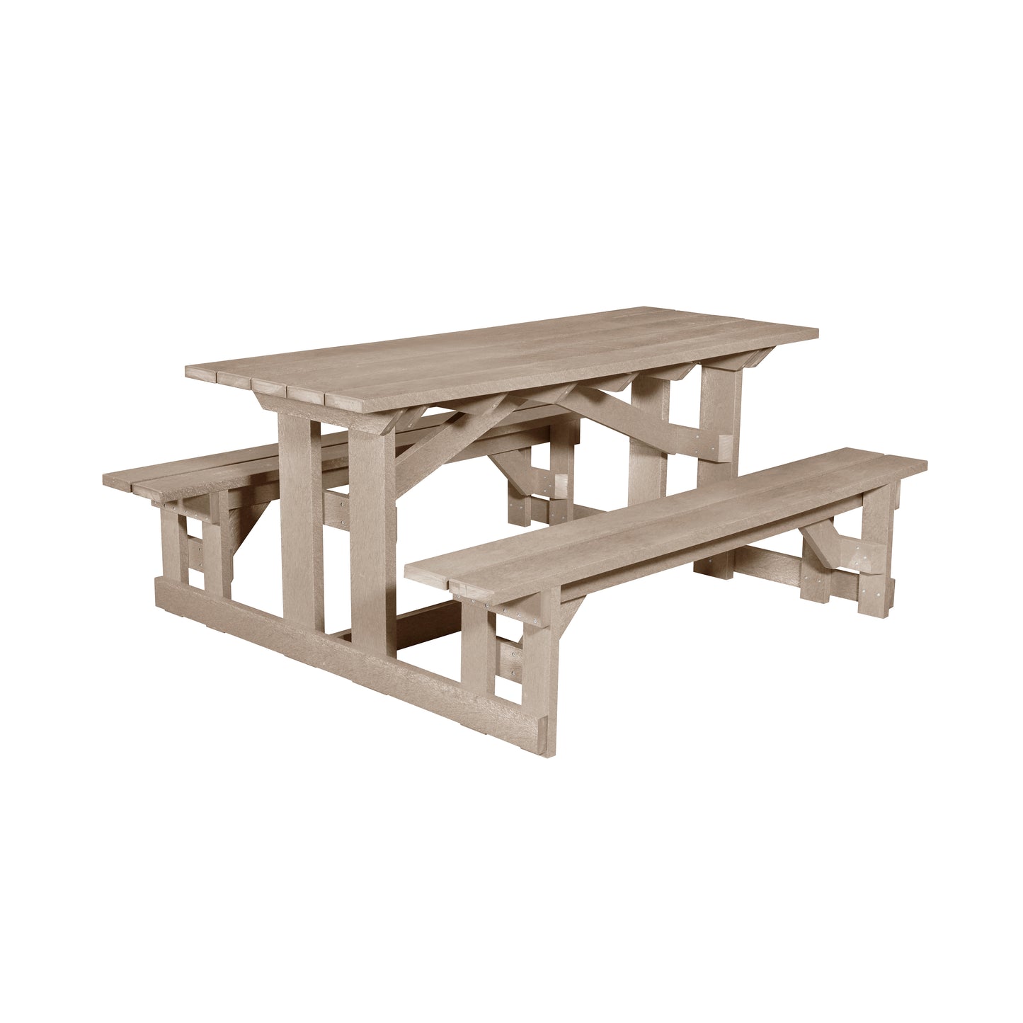 C.R. Plastics | 72" Rectangular Picnic Table - Mazdak Leisure