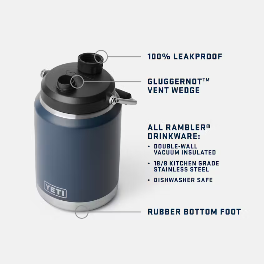 YETI | Rambler® 1.8L (1/2 G) Jug - Mazdak Leisure