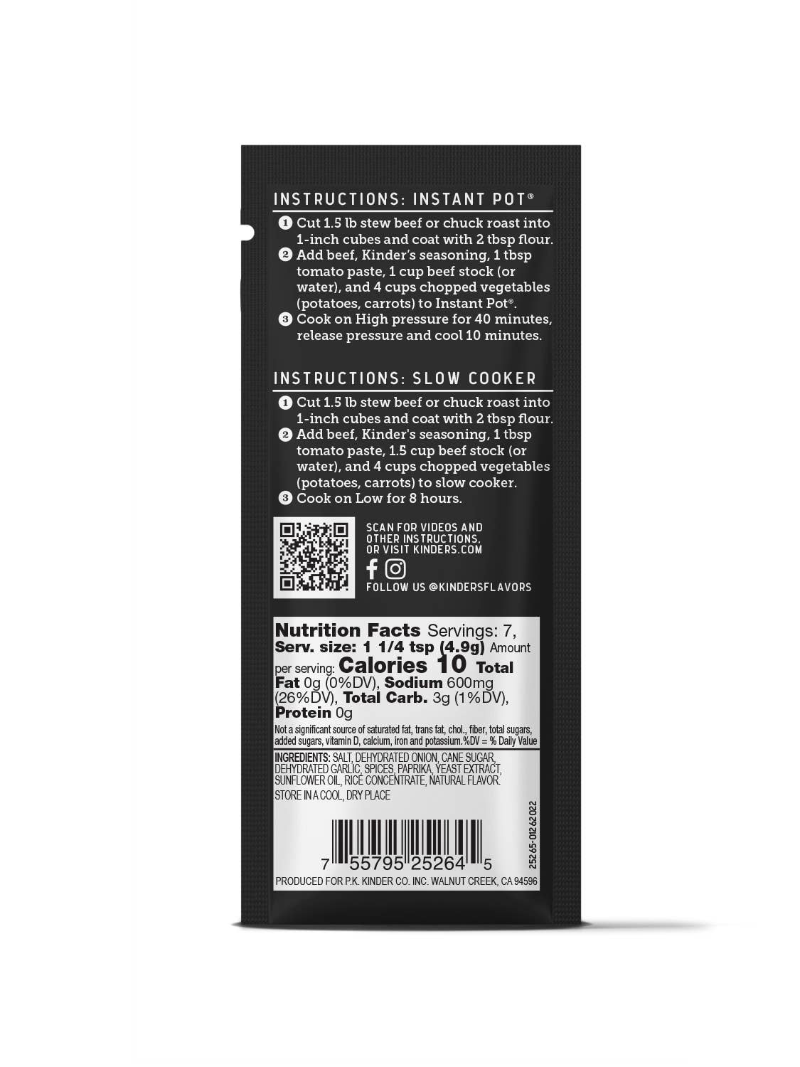 Kinder's | Grandpa's Beef Stew - Mazdak Leisure