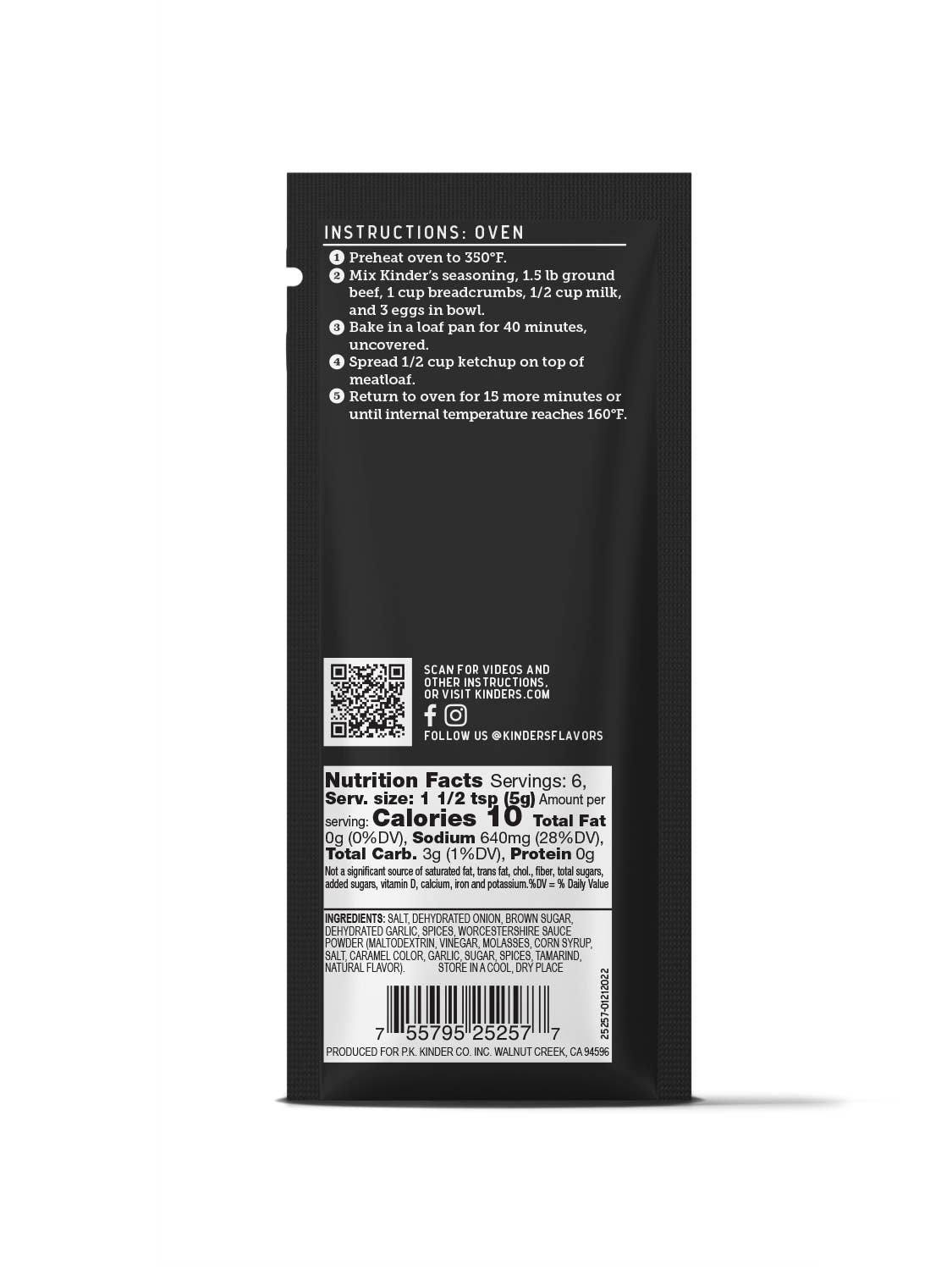 Kinder's | Classic Meatloaf - Mazdak Leisure