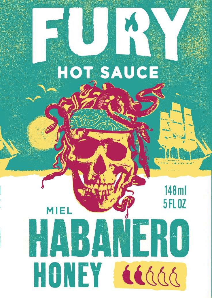 Fury | Habanero Honey - Hot Honey with Raw Ontario Honey - Mazdak Leisure