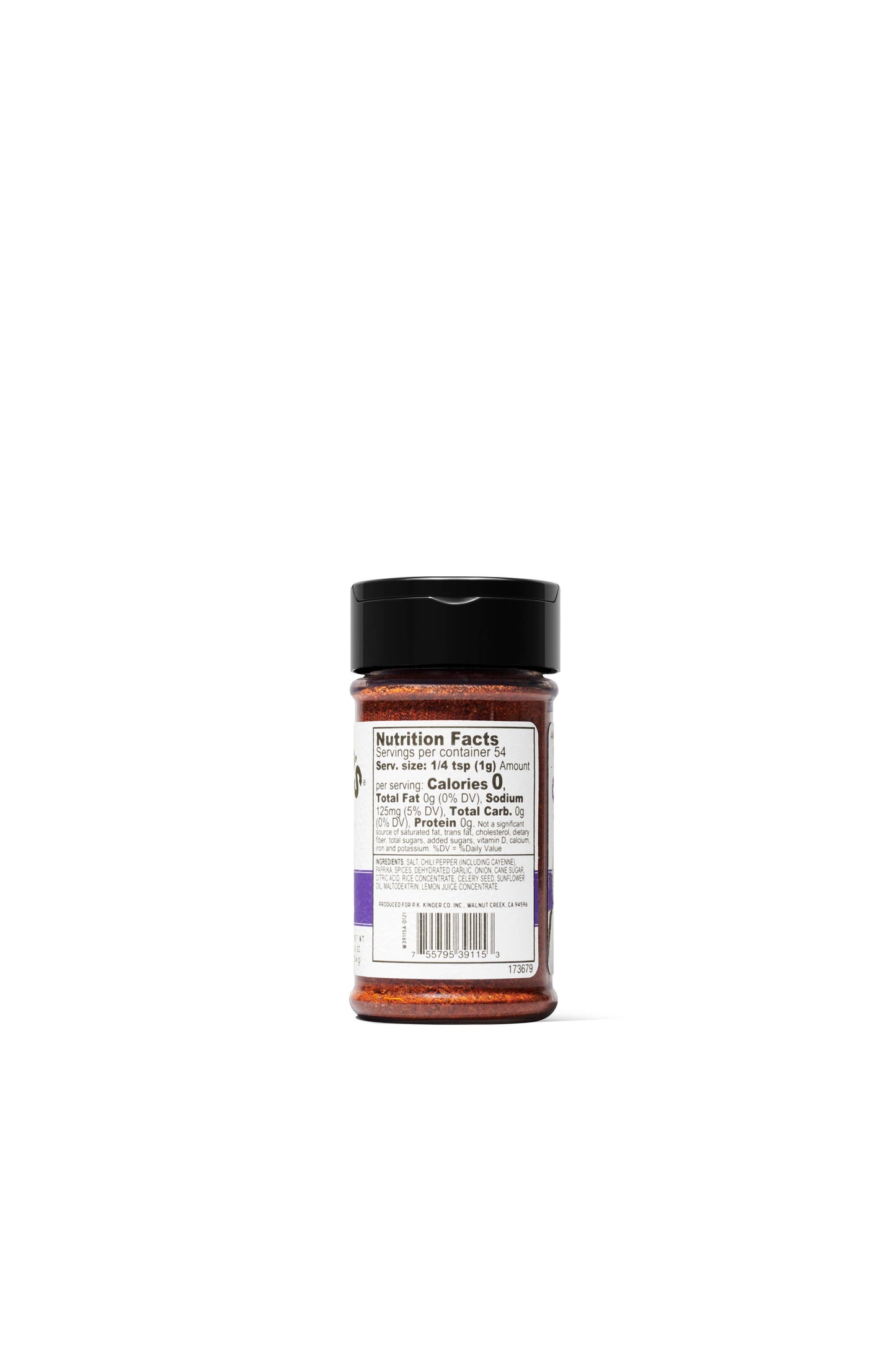 Kinder's | Blackened with Cayenne & Lemon Rub 4.2oz - Mazdak Leisure