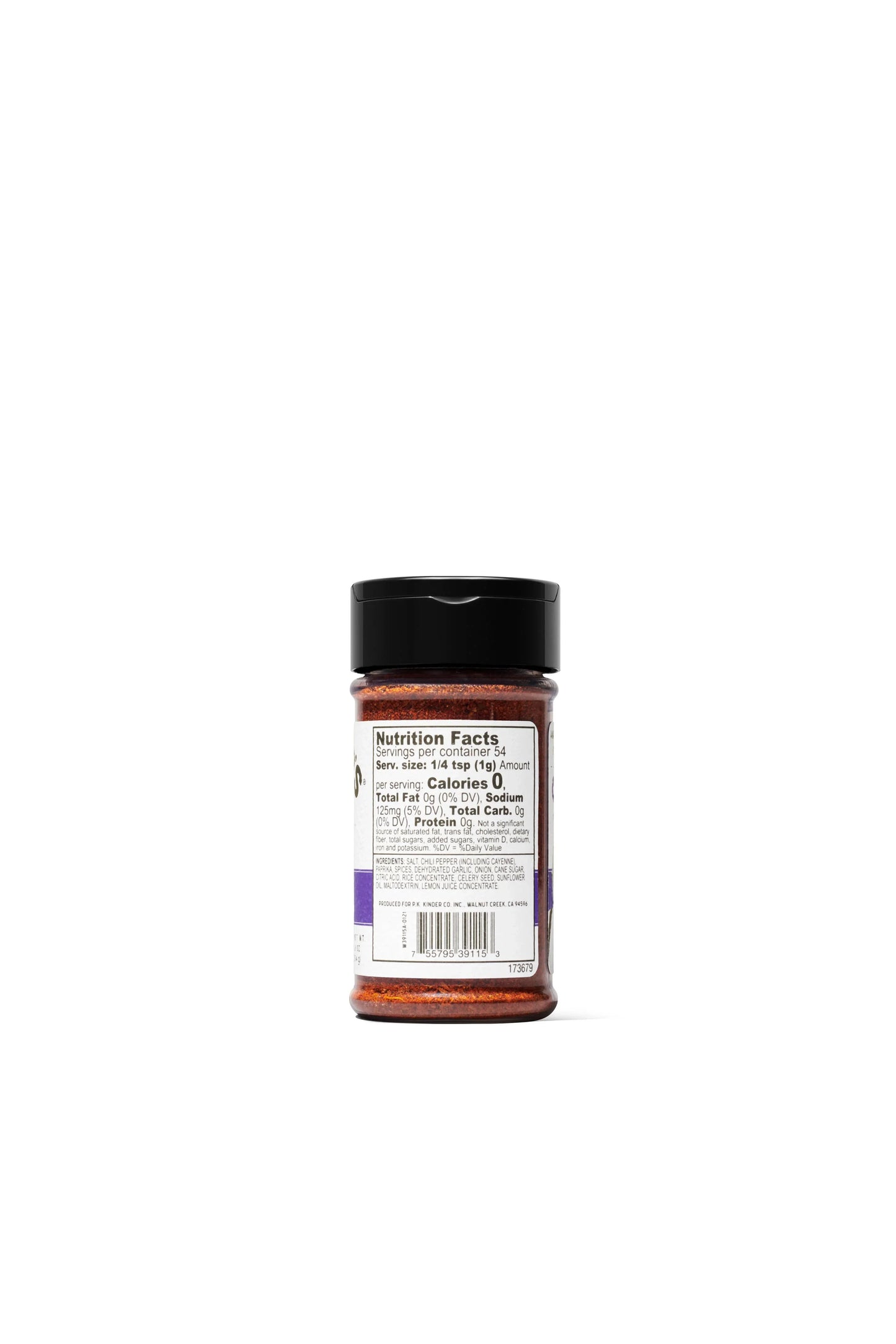 Kinder's | Blackened with Cayenne & Lemon Rub 4.2oz - Mazdak Leisure