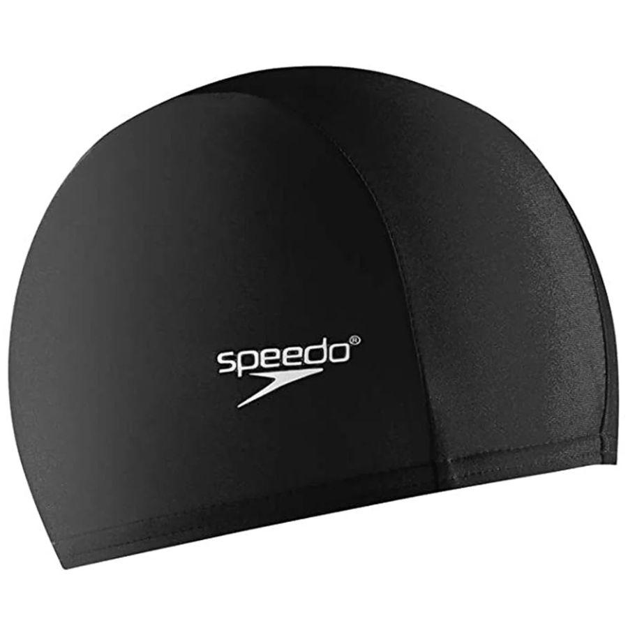 Speedo | Fabric Comfort Cap Black/White - Mazdak Leisure