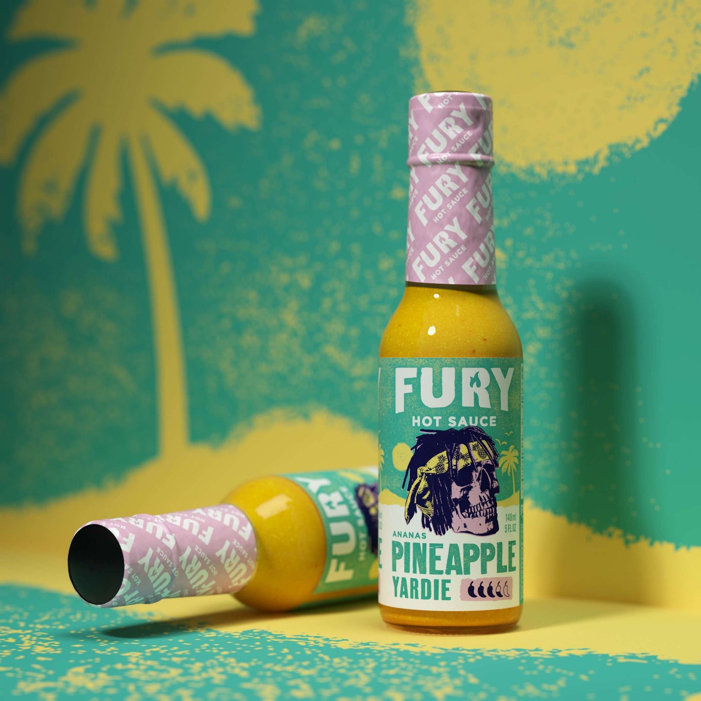Fury | Pineapple Yardie - Jamaican Scotch Bonnet Hot Sauce - Mazdak Leisure