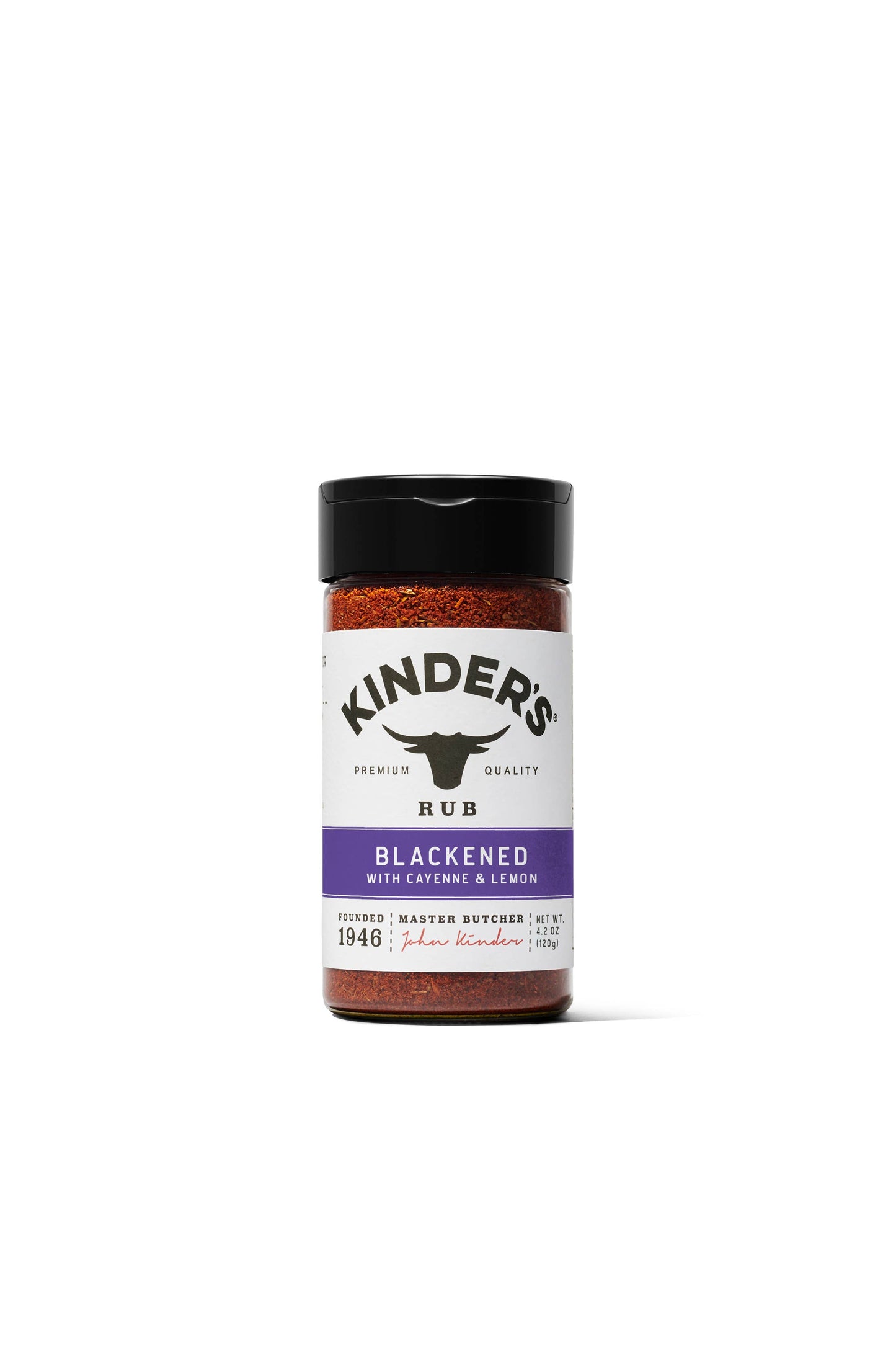 Kinder's | Blackened with Cayenne & Lemon Rub 4.2oz - Mazdak Leisure
