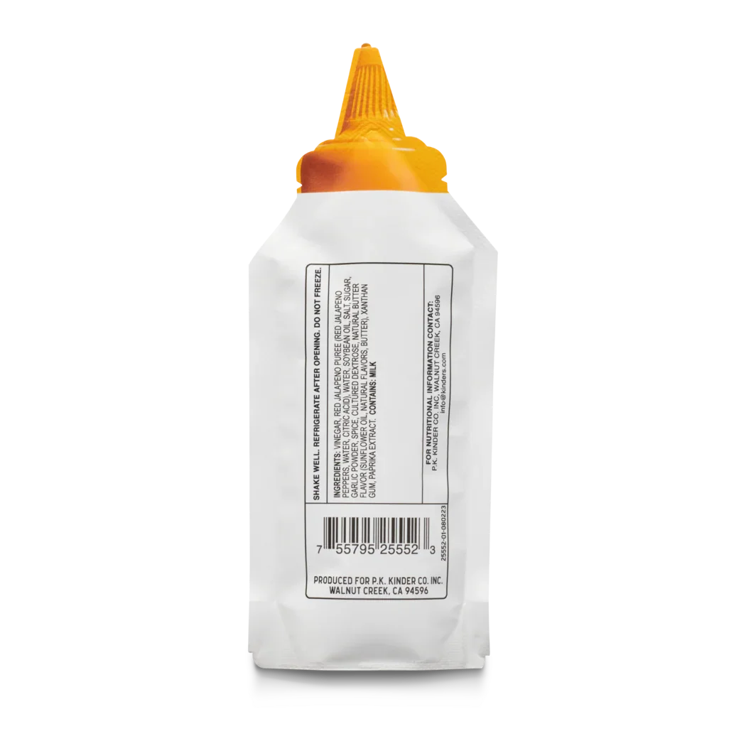 Kinder's | Sachets / Soft Bottles - Buttery Buffalo - Mazdak Leisure