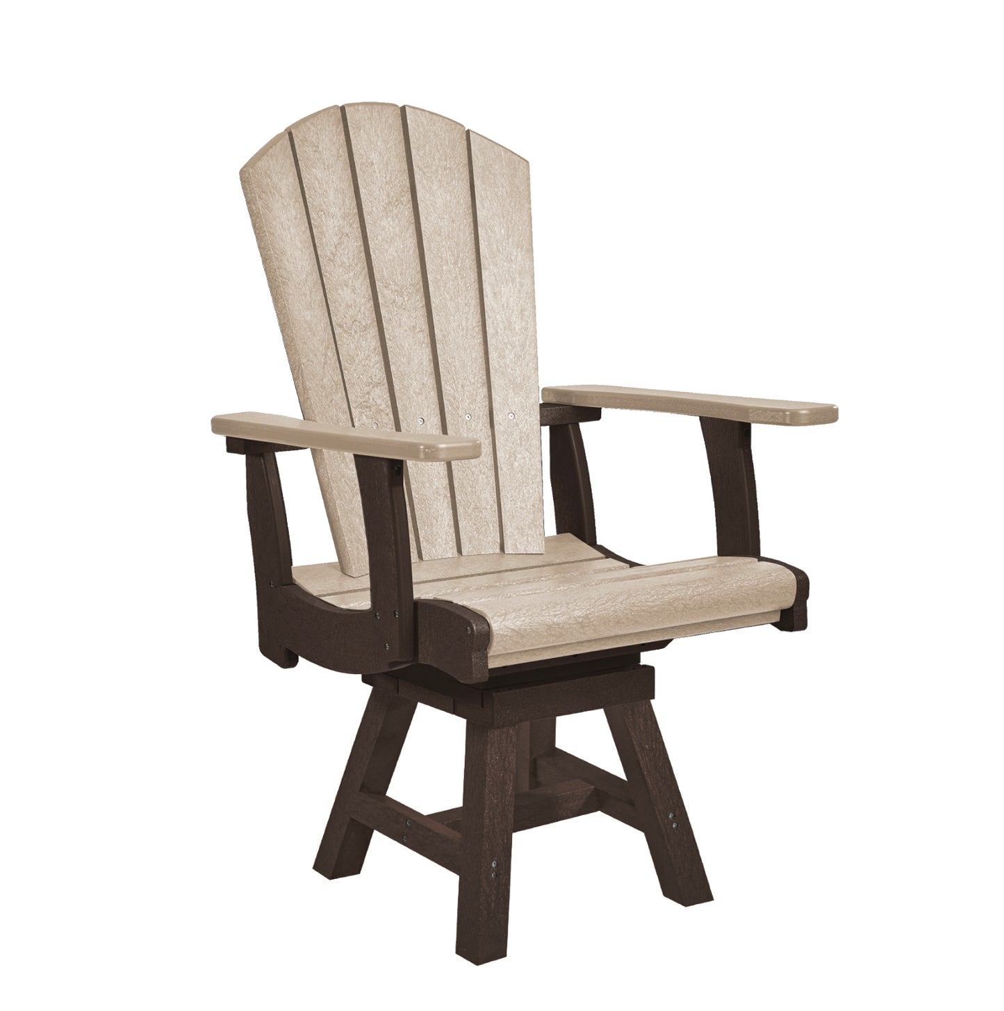 C.R. Plastics | Addy Swivel Dining Side Chair - Mazdak Leisure
