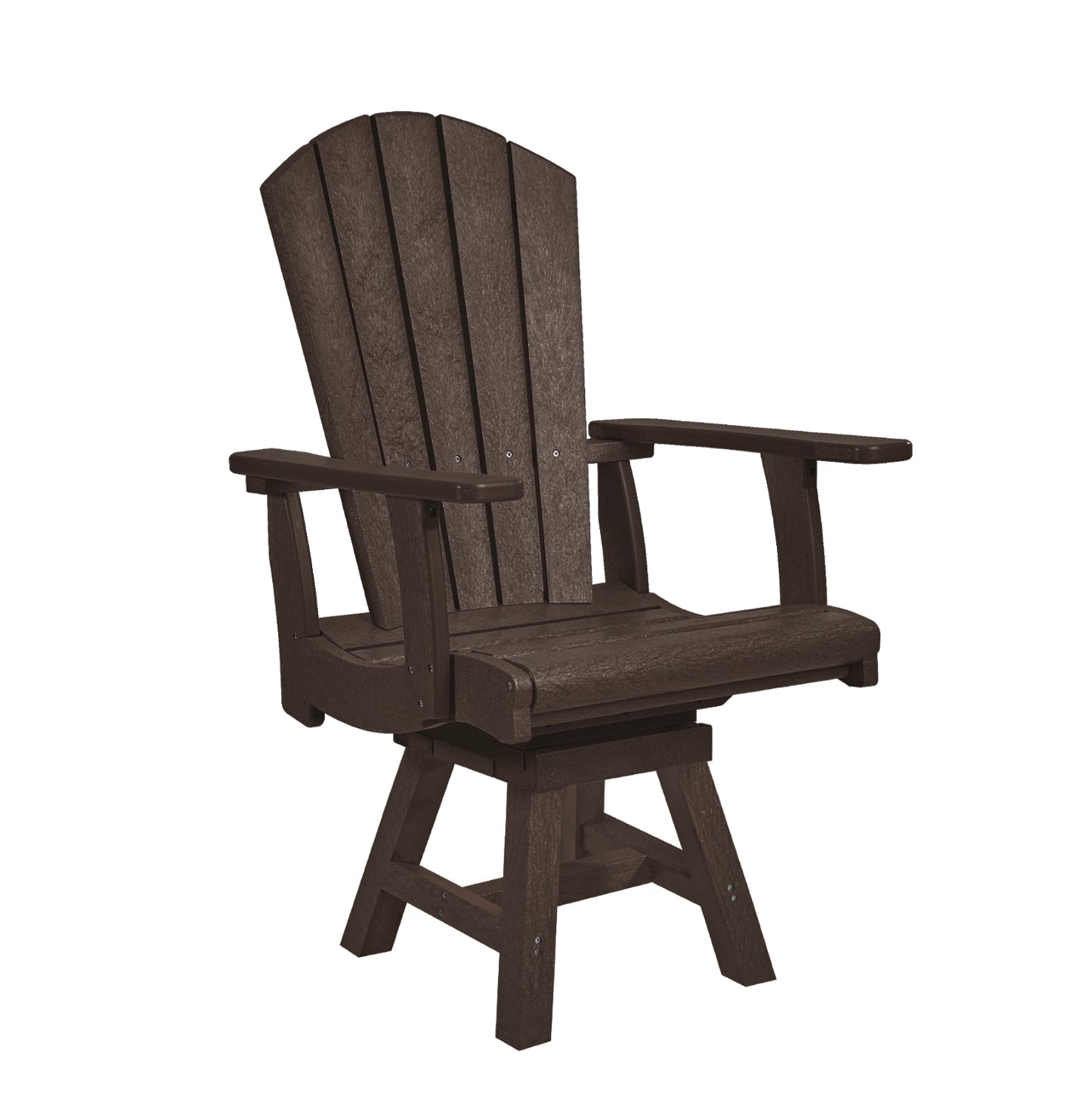 C.R. Plastics | Addy Swivel Dining Side Chair - Mazdak Leisure