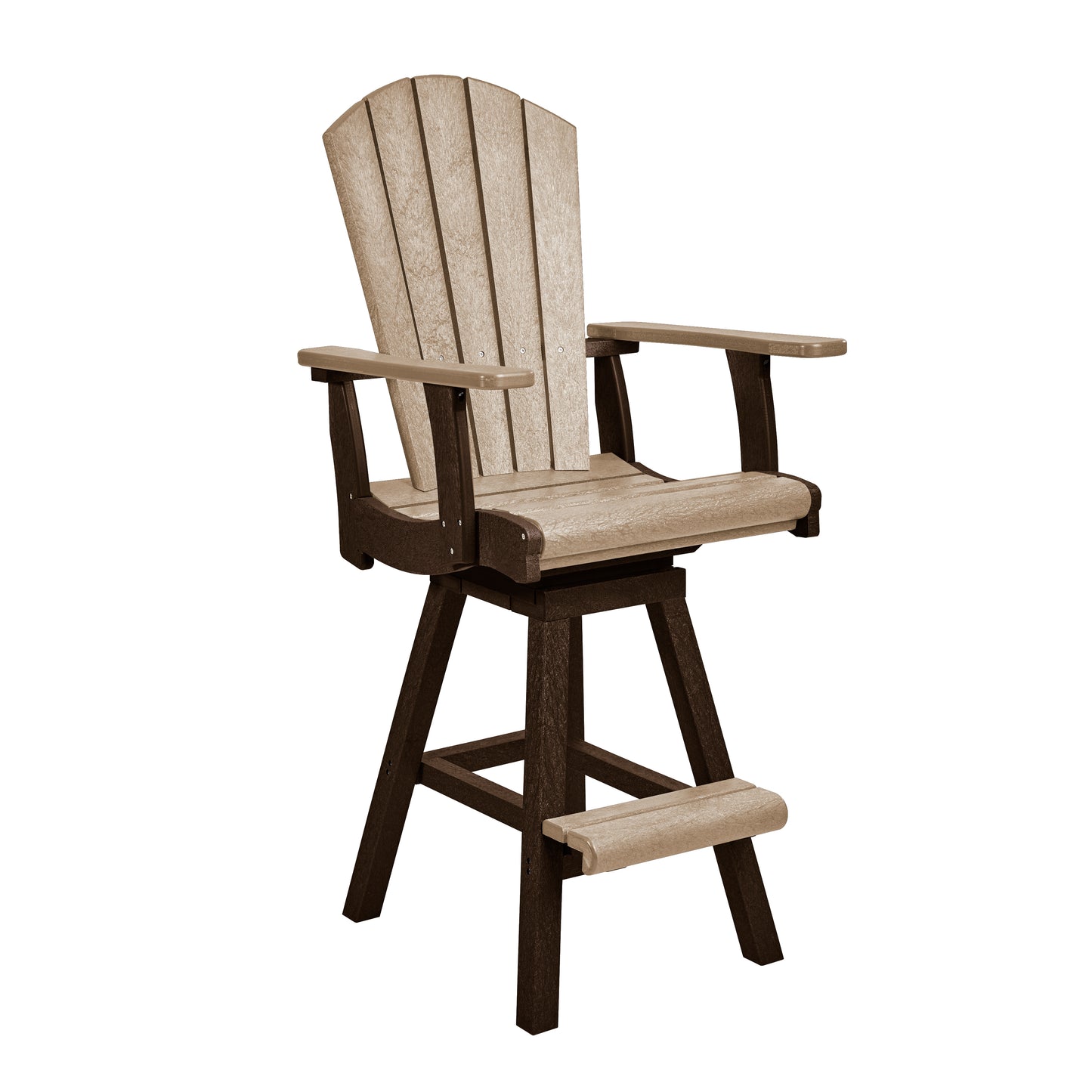 C.R. Plastics | Swivel Pub Arm Chair - Mazdak Leisure