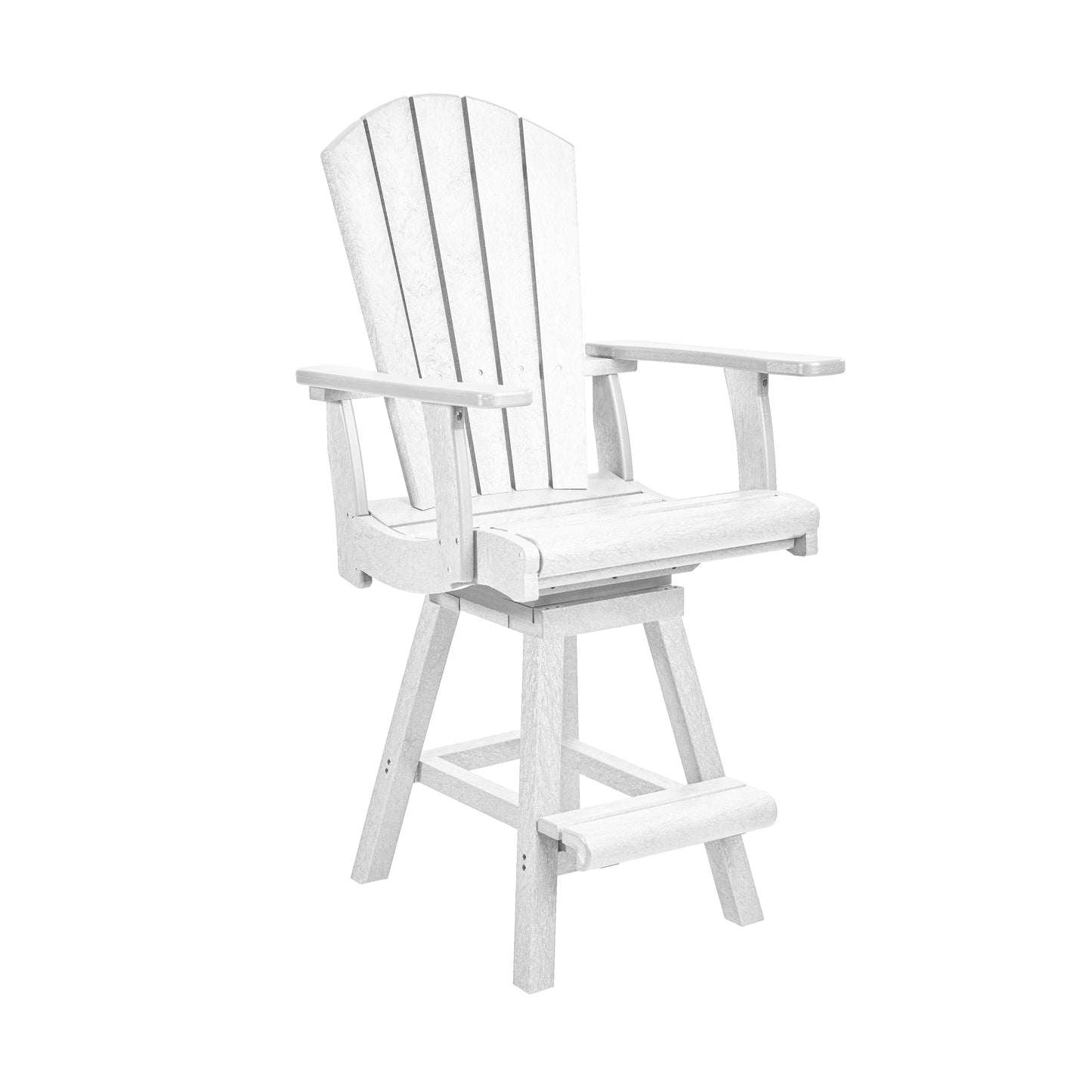 C.R. Plastics | Swivel Classic Counter Arm Chair - Mazdak Leisure
