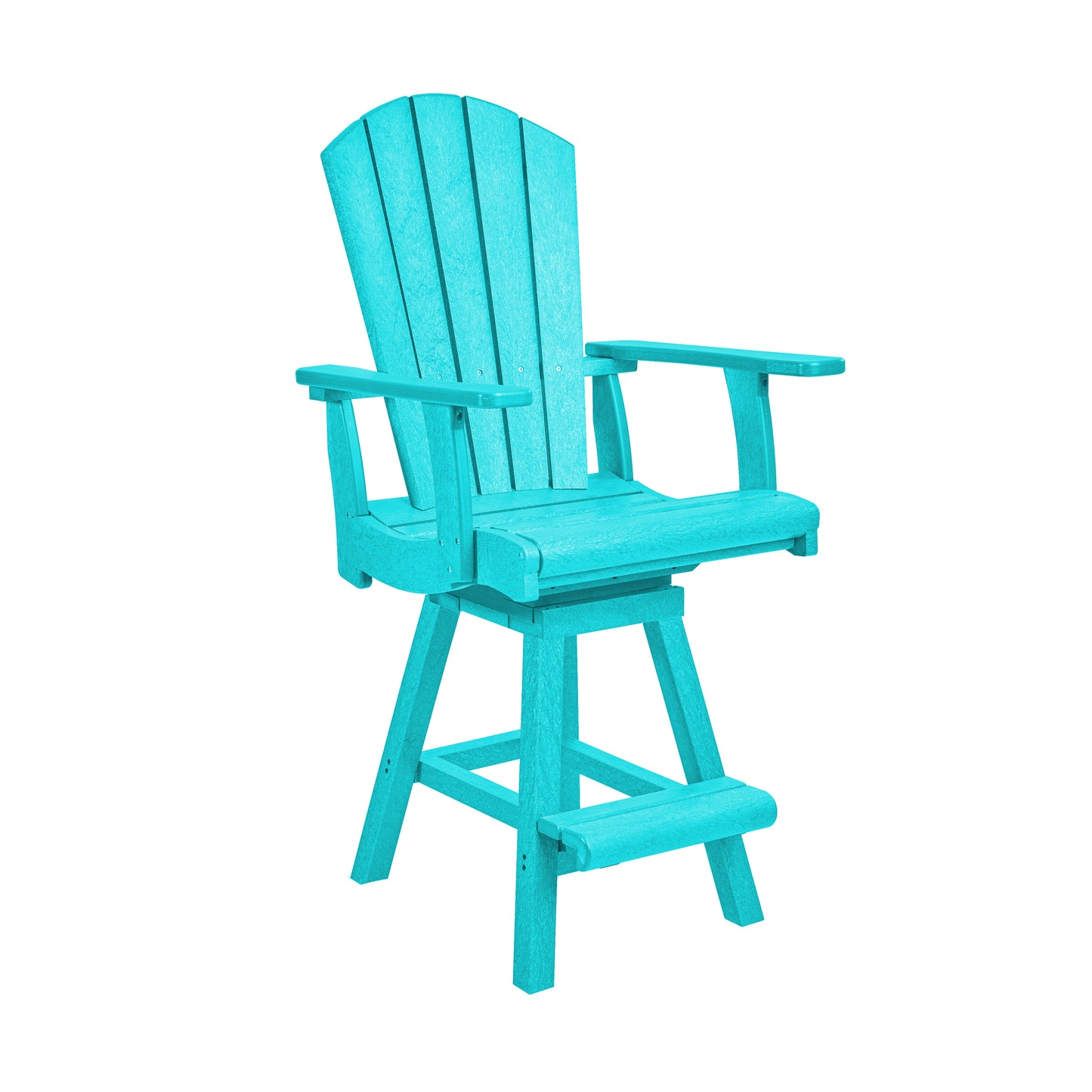 C.R. Plastics | Swivel Classic Counter Arm Chair - Mazdak Leisure
