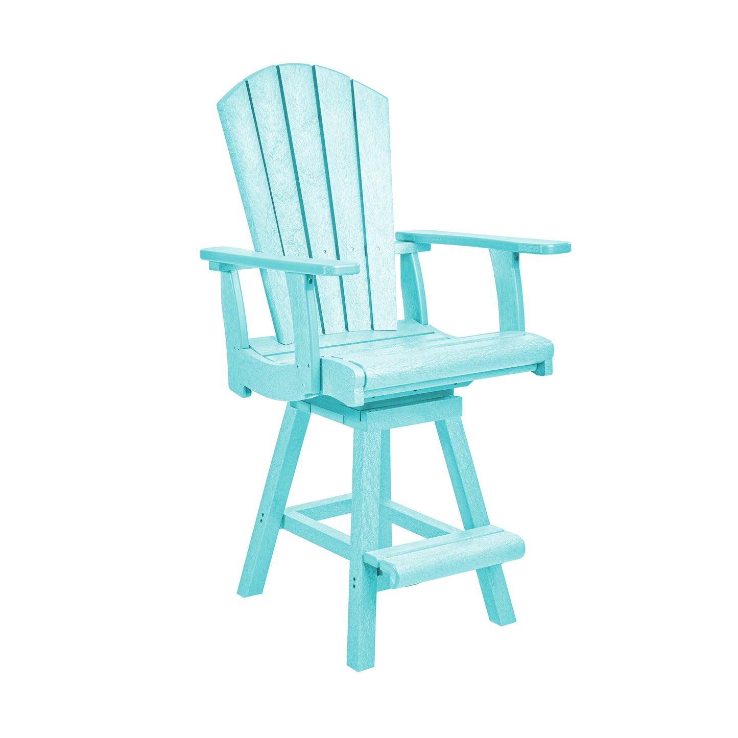 C.R. Plastics | Swivel Classic Counter Arm Chair - Mazdak Leisure