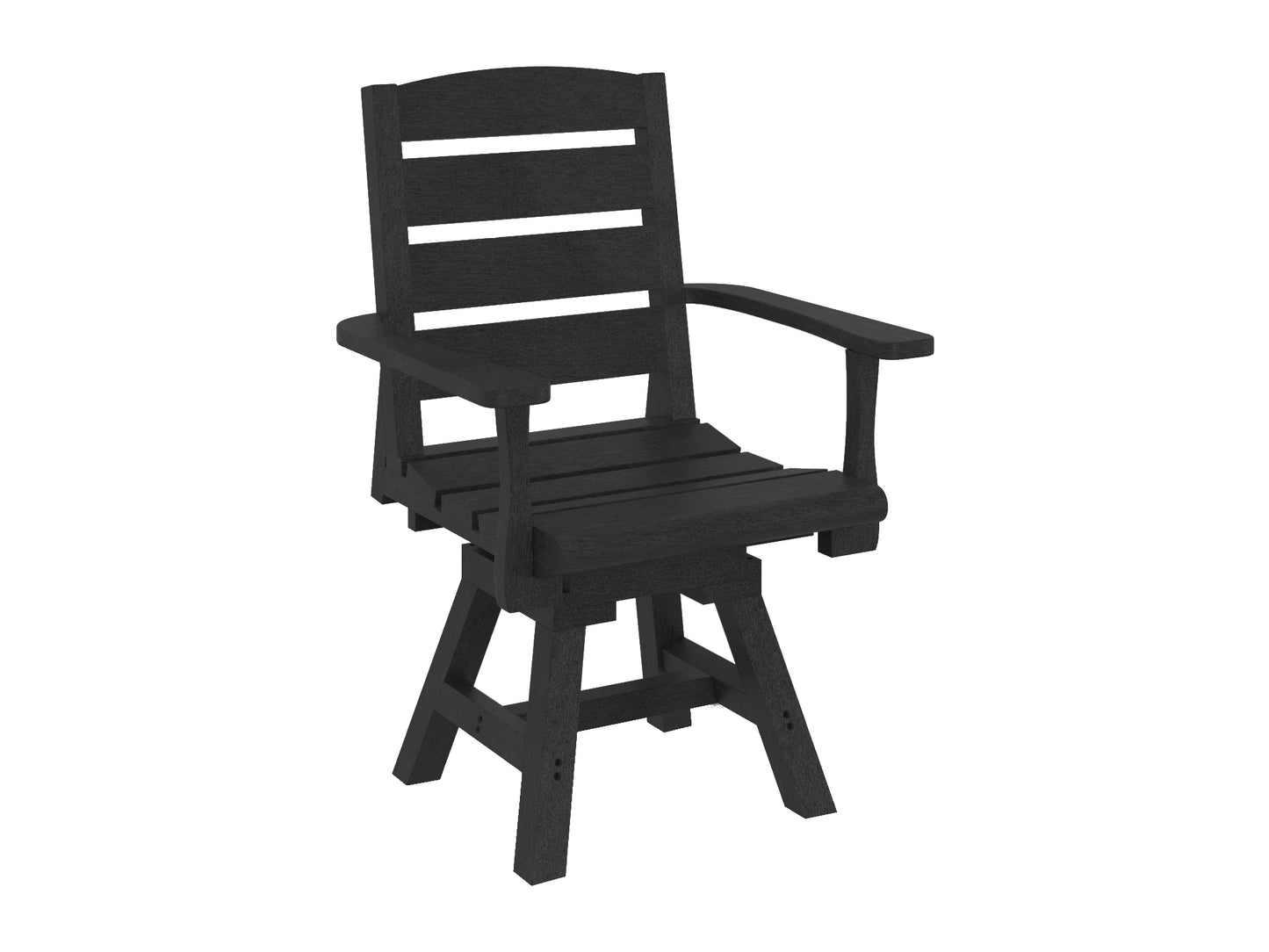 C.R. Plastics | Napa Dining Swivel Arm Chair - Mazdak Leisure