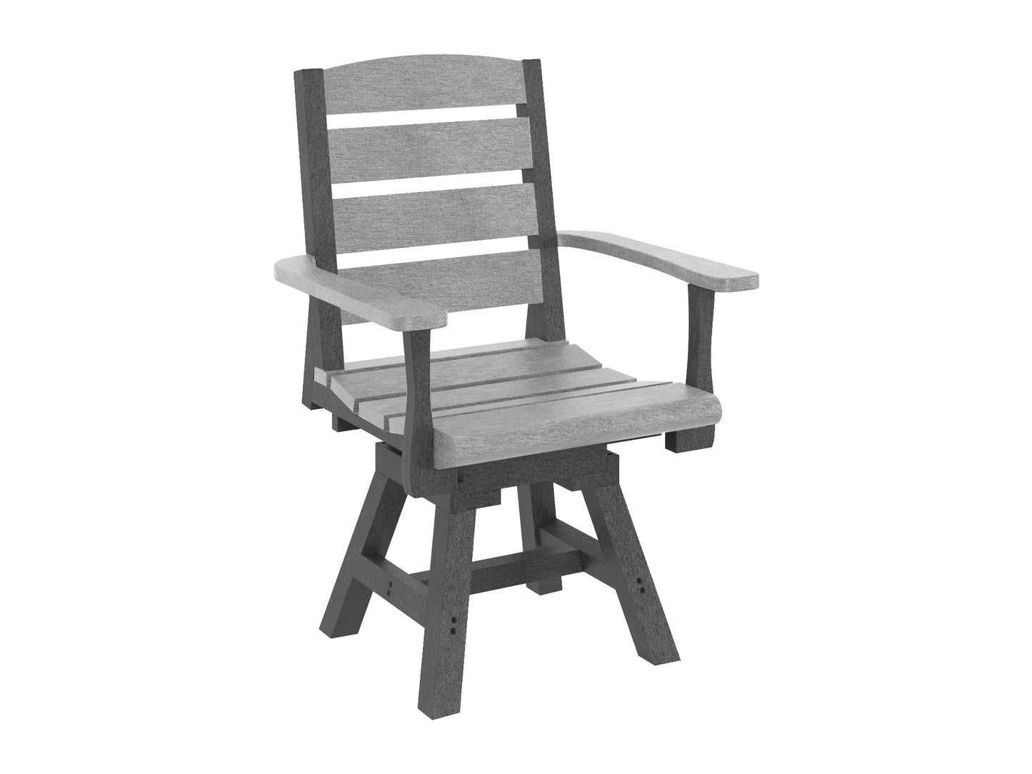 C.R. Plastics | Napa Dining Swivel Arm Chair - Mazdak Leisure