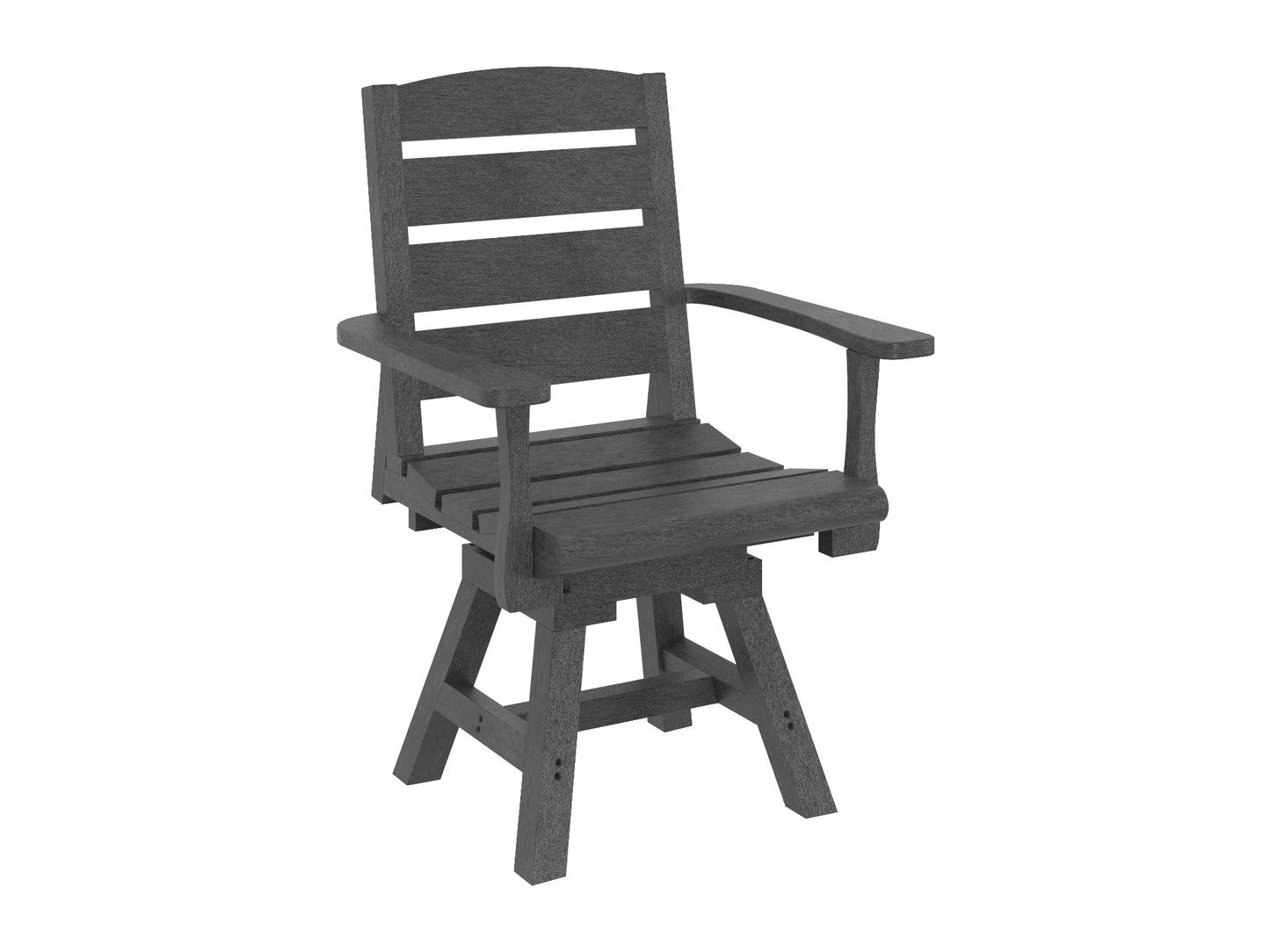 C.R. Plastics | Napa Dining Swivel Arm Chair - Mazdak Leisure
