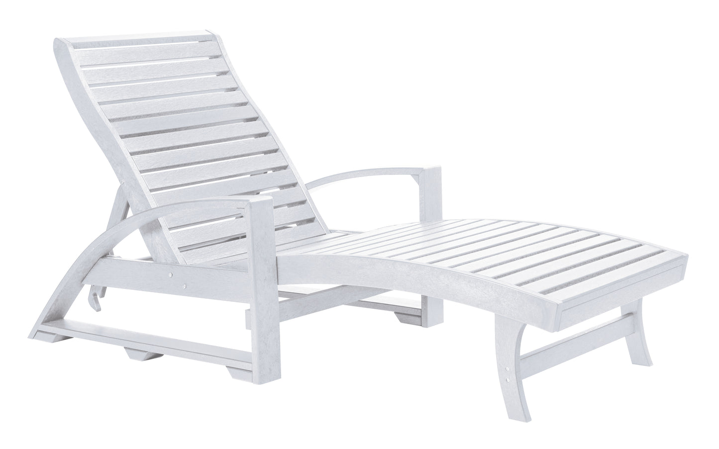 C.R. Plastics | St. Tropez Chaise Lounge w/ Hidden Wheels - Mazdak Leisure