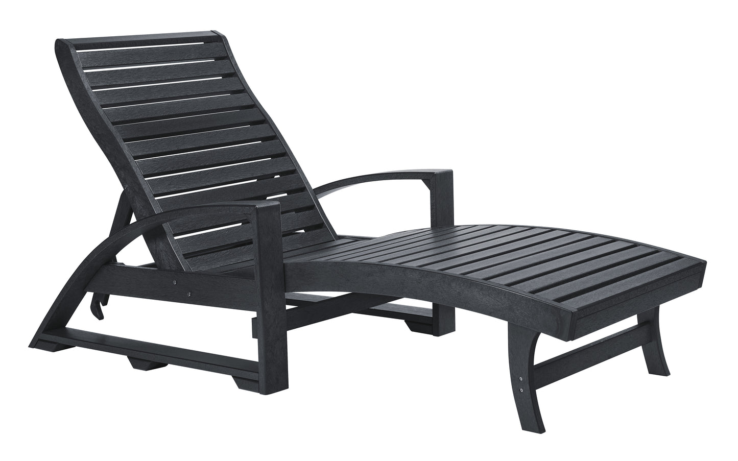 C.R. Plastics | St. Tropez Chaise Lounge w/ Hidden Wheels - Mazdak Leisure