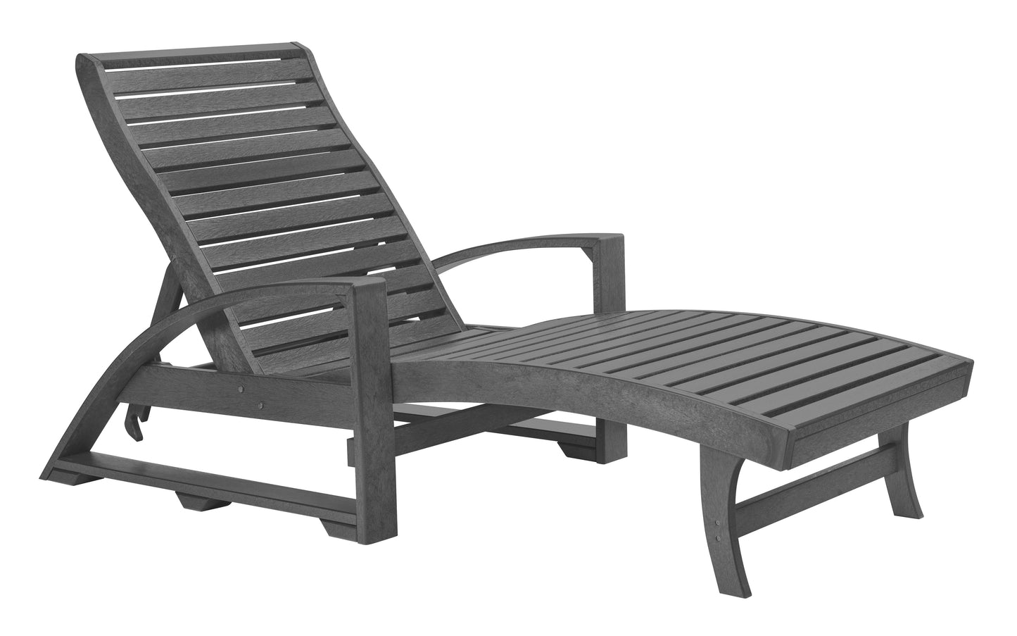 C.R. Plastics | St. Tropez Chaise Lounge w/ Hidden Wheels - Mazdak Leisure