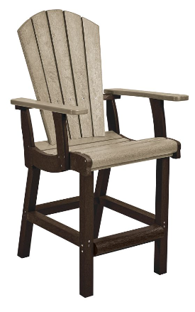 C.R. Plastics | Classic Counter Arm Chair - Mazdak Leisure