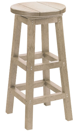 C.R. Plastics | Swivel Barstool Pub Height - Mazdak Leisure