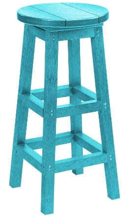 C.R. Plastics | Swivel Barstool Pub Height - Mazdak Leisure