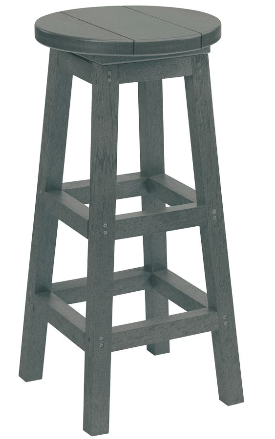C.R. Plastics | Swivel Barstool Pub Height - Mazdak Leisure
