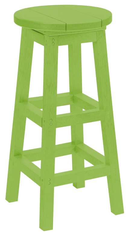 C.R. Plastics | Swivel Barstool Pub Height - Mazdak Leisure