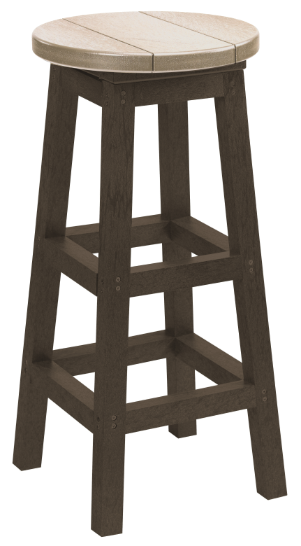 C.R. Plastics | Swivel Barstool Pub Height - Mazdak Leisure