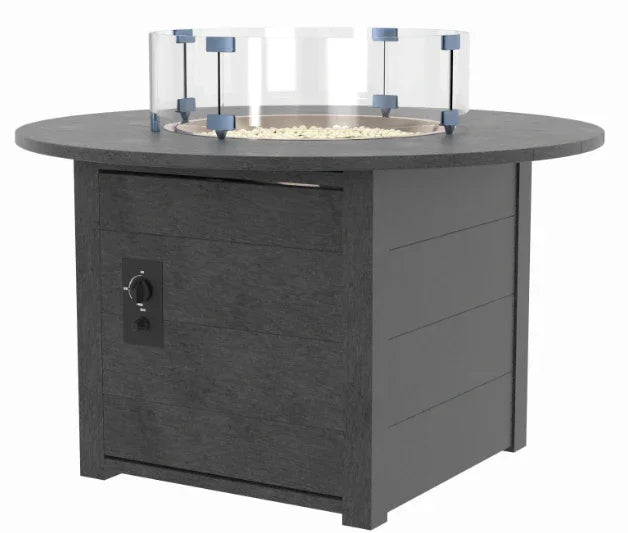 C.R. Plastics | 46" Round Fire Table - Mazdak Leisure