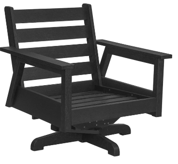 C.R. Plastics | Tofino Swivel Arm Chair Frame - Mazdak Leisure