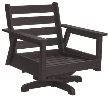 C.R. Plastics | Tofino Swivel Arm Chair Frame - Mazdak Leisure
