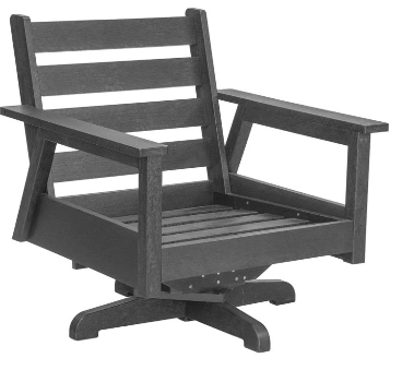 C.R. Plastics | Tofino Swivel Arm Chair Frame - Mazdak Leisure