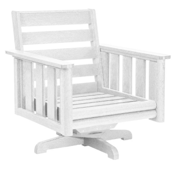 C.R. Plastics | Stratford Swivel Arm Chair Frame - Mazdak Leisure