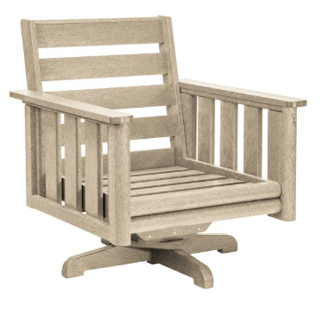 C.R. Plastics | Stratford Swivel Arm Chair Frame - Mazdak Leisure