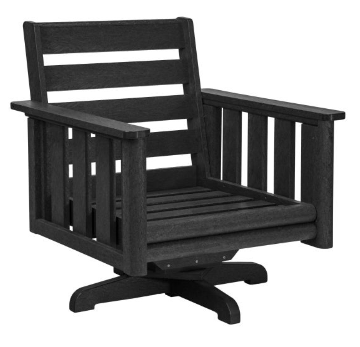 C.R. Plastics | Stratford Swivel Arm Chair Frame - Mazdak Leisure