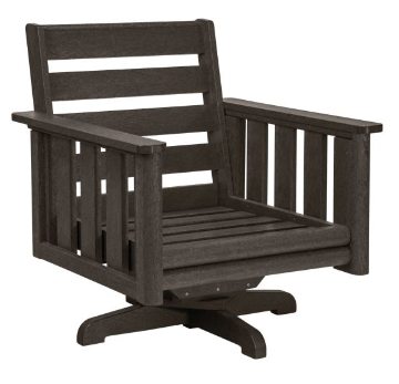 C.R. Plastics | Stratford Swivel Arm Chair Frame - Mazdak Leisure