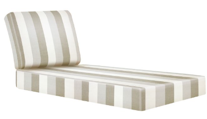 C.R. Plastics | Deep Seating Chaise Extension Cushion - Mazdak Leisure