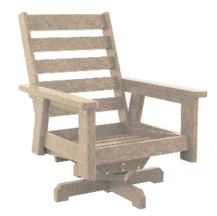 C.R. Plastics | Charleston Swivel Arm Chair Frame - Mazdak Leisure