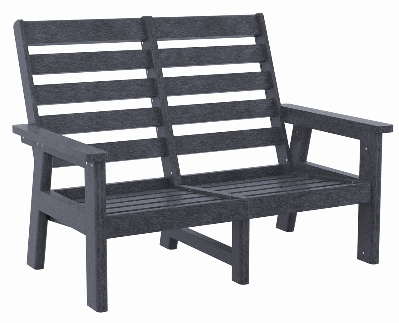 C.R. Plastics | Charleston High Back Loveseat - Mazdak Leisure