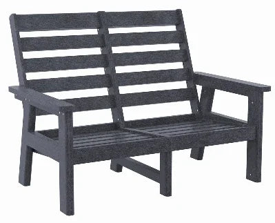 C.R. Plastics | Charleston High Back Loveseat - Mazdak Leisure