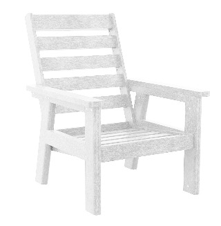 C.R. Plastics | Charleston High Back Arm Chair Frame - Mazdak Leisure
