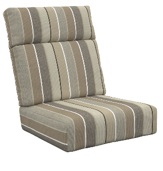 C.R. Plastics | High Back Deep Seating Cushion Set - Mazdak Leisure