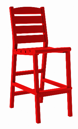 C.R. Plastics | Napa Pub Side Chair - Mazdak Leisure