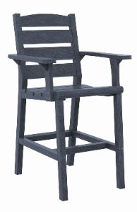 C.R. Plastics | Napa Counter Arm Chair - Mazdak Leisure