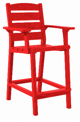 C.R. Plastics | Napa Counter Arm Chair - Mazdak Leisure