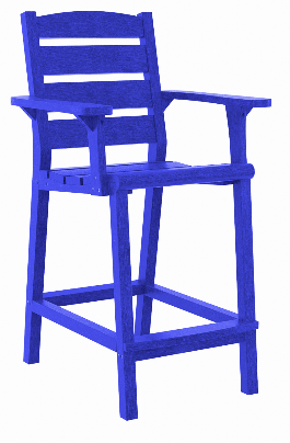 C.R. Plastics | Napa Counter Arm Chair - Mazdak Leisure