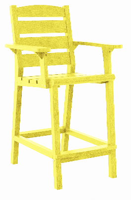 C.R. Plastics | Napa Counter Arm Chair - Mazdak Leisure
